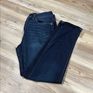 Hollister Men's Straight Jeans - Dark Blue